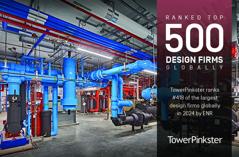 TowerPinkster listed in the 2024 ENR Top 500 Design Firms