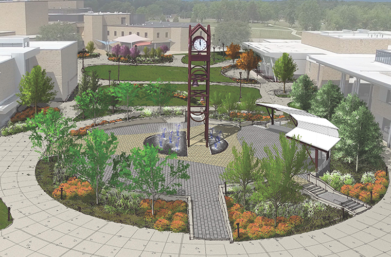 Jackson College Central Campus Mall Transformation