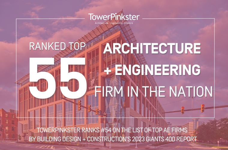 TowerPinkster Named Top 55 AE Firm in the Nation